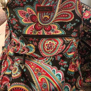 Vera Bradley rolling backpack, canvas material